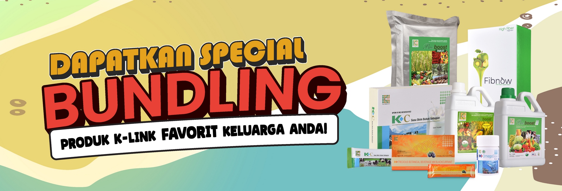 Dapatkan Special Bundling Produk K-Link Favorit Keluarga Anda!